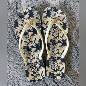 used tory burch flip flops